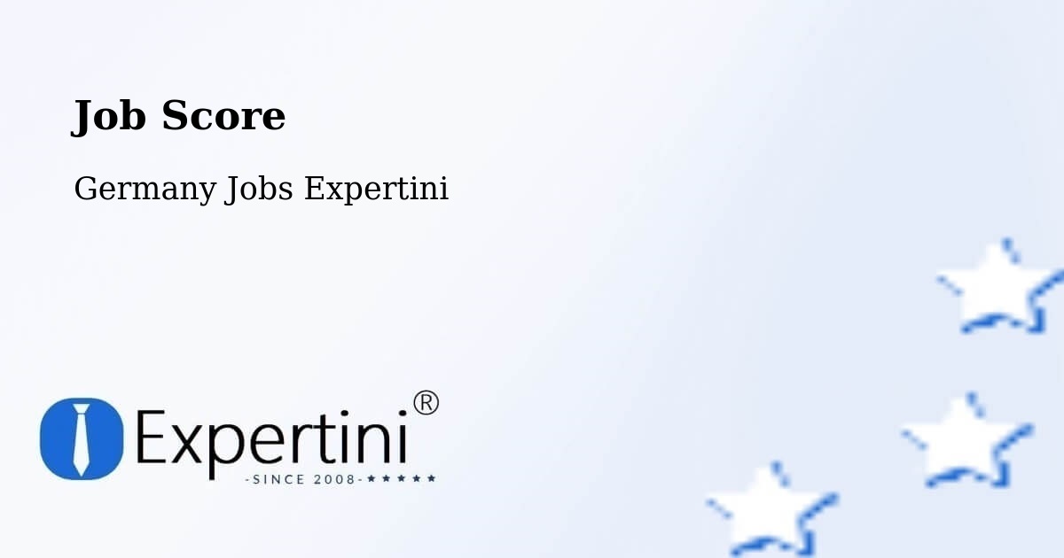 Job Score & Job Description Score Tool – Windeby - Germany Jobs Expertini